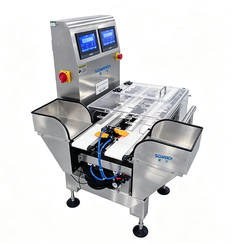 Two-Lane Production Line Checkweigher System