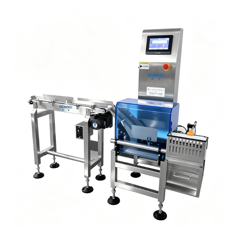 Pharmaceutical Pouch Checkweigher with RS485 Inference